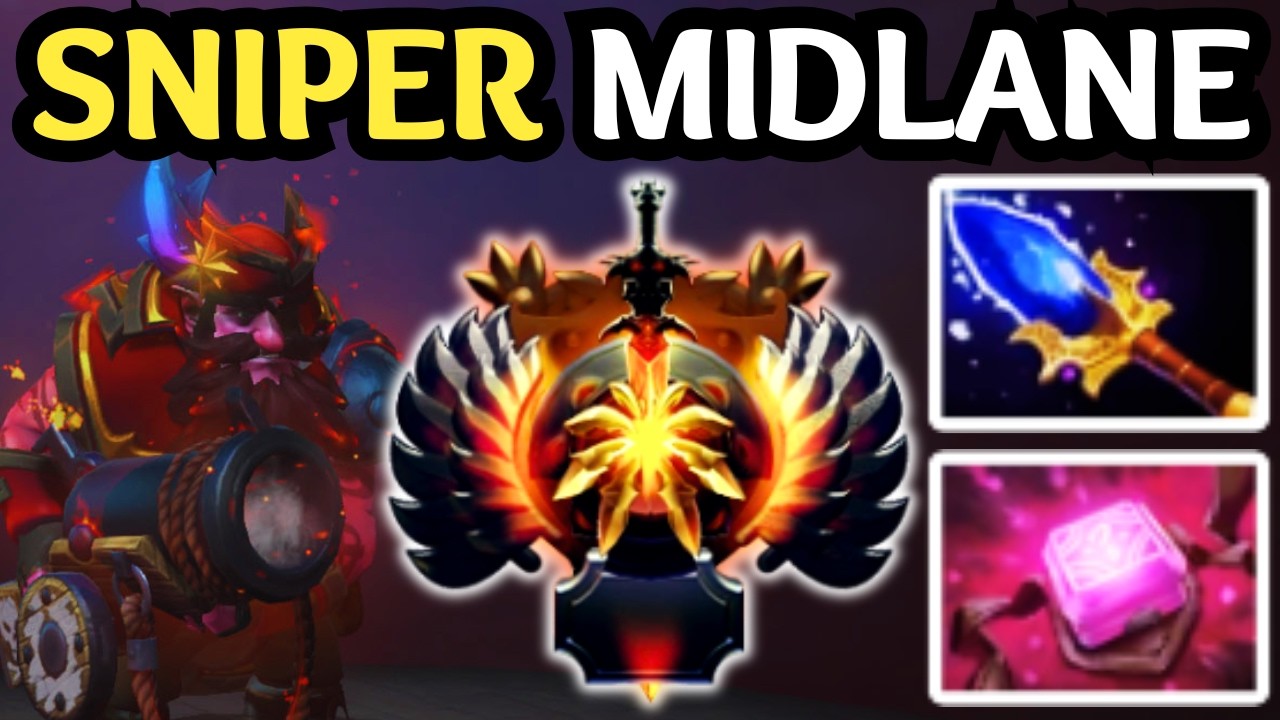 🔥 SNIPER MID — TAKE AIM 😈 HEADSHOT 😈 ASSASSINATE 😈 CAN’T REACH THIS 😈 | DOTA 2 🔥