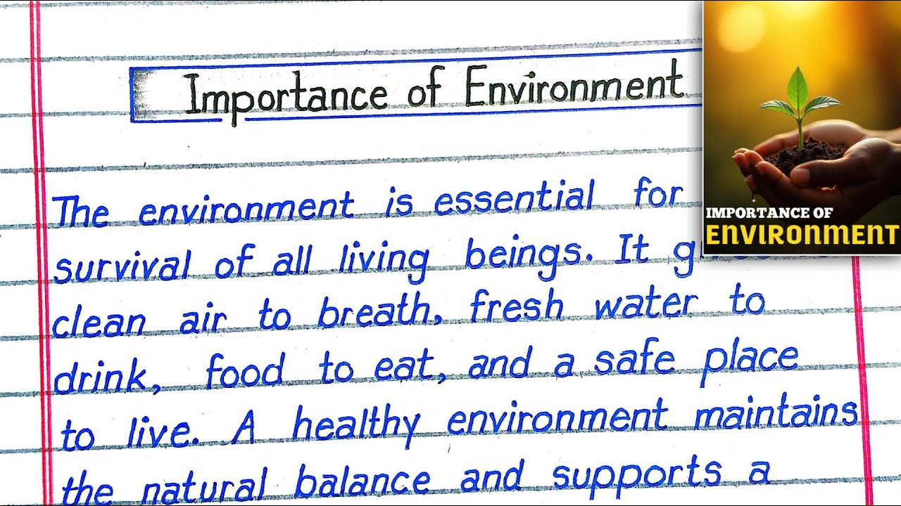 Essay on Importance of Environment | Essay on Environment