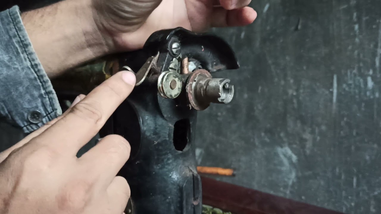 cara ganti karet bobbin winder mesin jahit manual