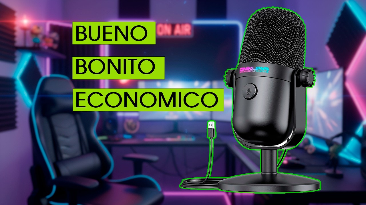 🔥Onikuma M830: ¿Micrófono USB Barato para Gaming y Streaming?