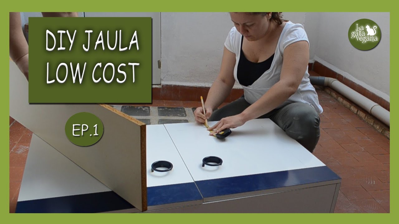 JAULA CASERA LOW COST PARA HÁMSTERS EP 1 | RECICLANDO MUEBLES DE COCINA VIEJOS Y HACIENDO AGUJEROS