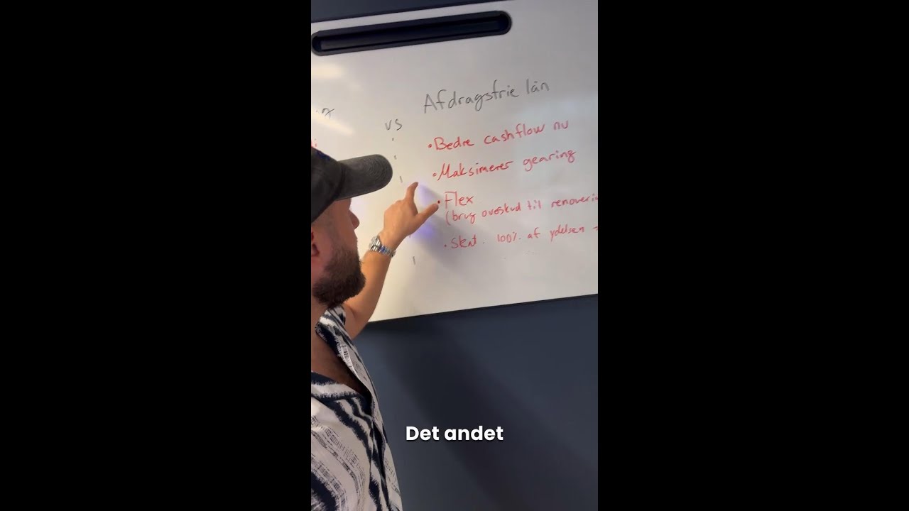Afdragsfrie l&aring;n ved udlejningsejendomme? #shorts