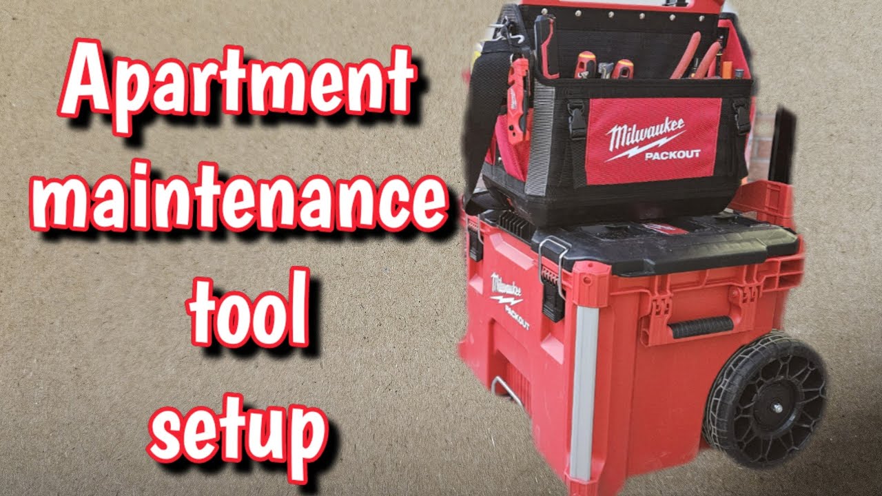 Apartment maintenance tool setup.  #maintenance #maintenancetech #pepegomez