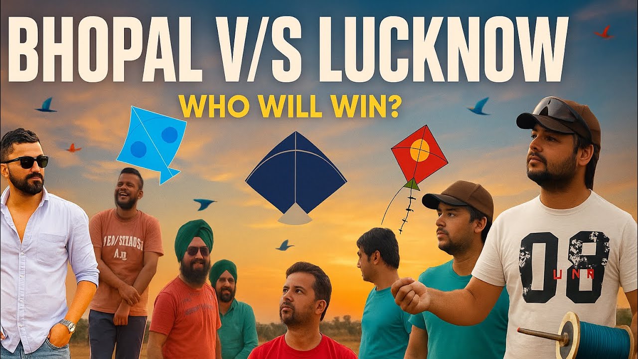 Bhopal vs Lucknow | Kite Flying Battle 2025 | Lucknow Wins! 🏆🪁