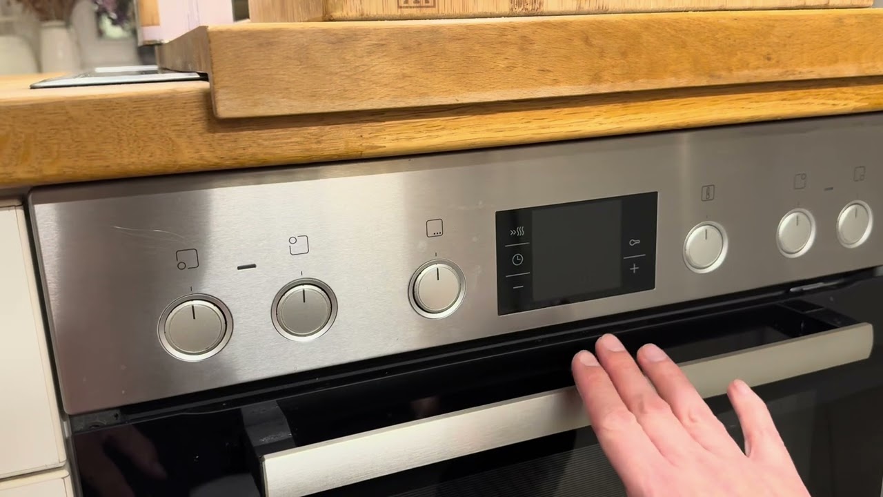Bosch/Siemens Ofen Zeit einstellen und Timer Funktionen erklärt