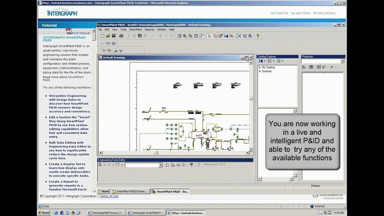 TestDrive&trade; Intergraph&reg; SmartPlant&reg; software