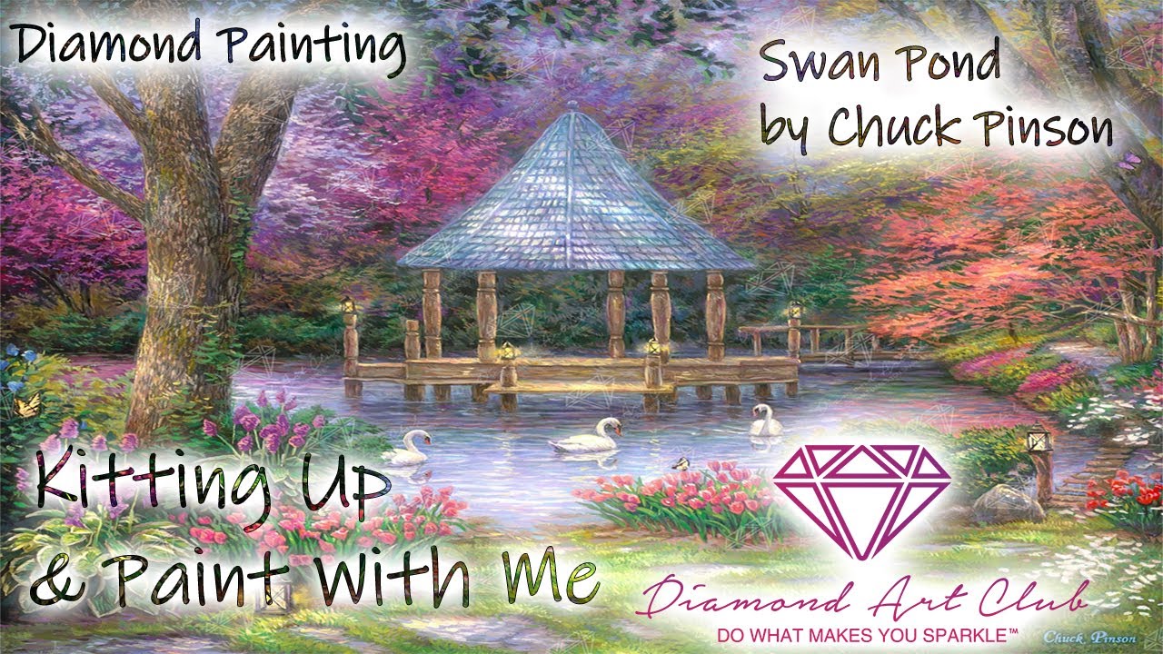 Diamond Painting  | Kitting Up vom Swan Pond - Chuck Pinson & der Versuch im Stadtgarten zu painten