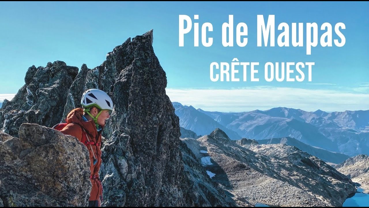 Pic de Maupas par la crête W en freesolo
