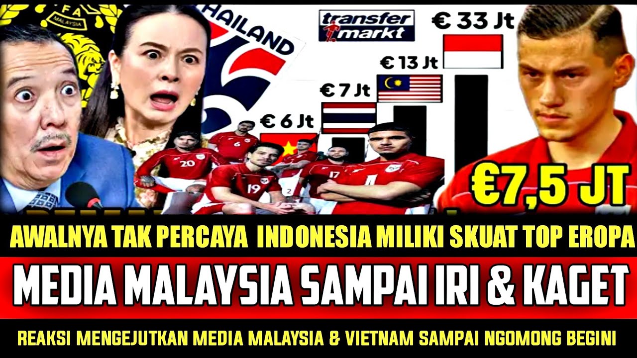 MALAYSIA KEPANASAN.!! Reaksi Malaysia & Vietnam Ngomong Gini Usai Naturalisasi Top Eropa Gabung