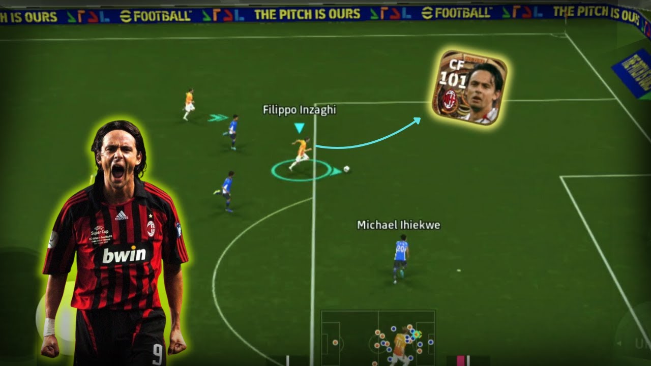 RIVIEW CARD BIG TIME FILIPPO INZAGHI AC MILAN!!!!!! | EFOOTBALL 2025 MOBILE