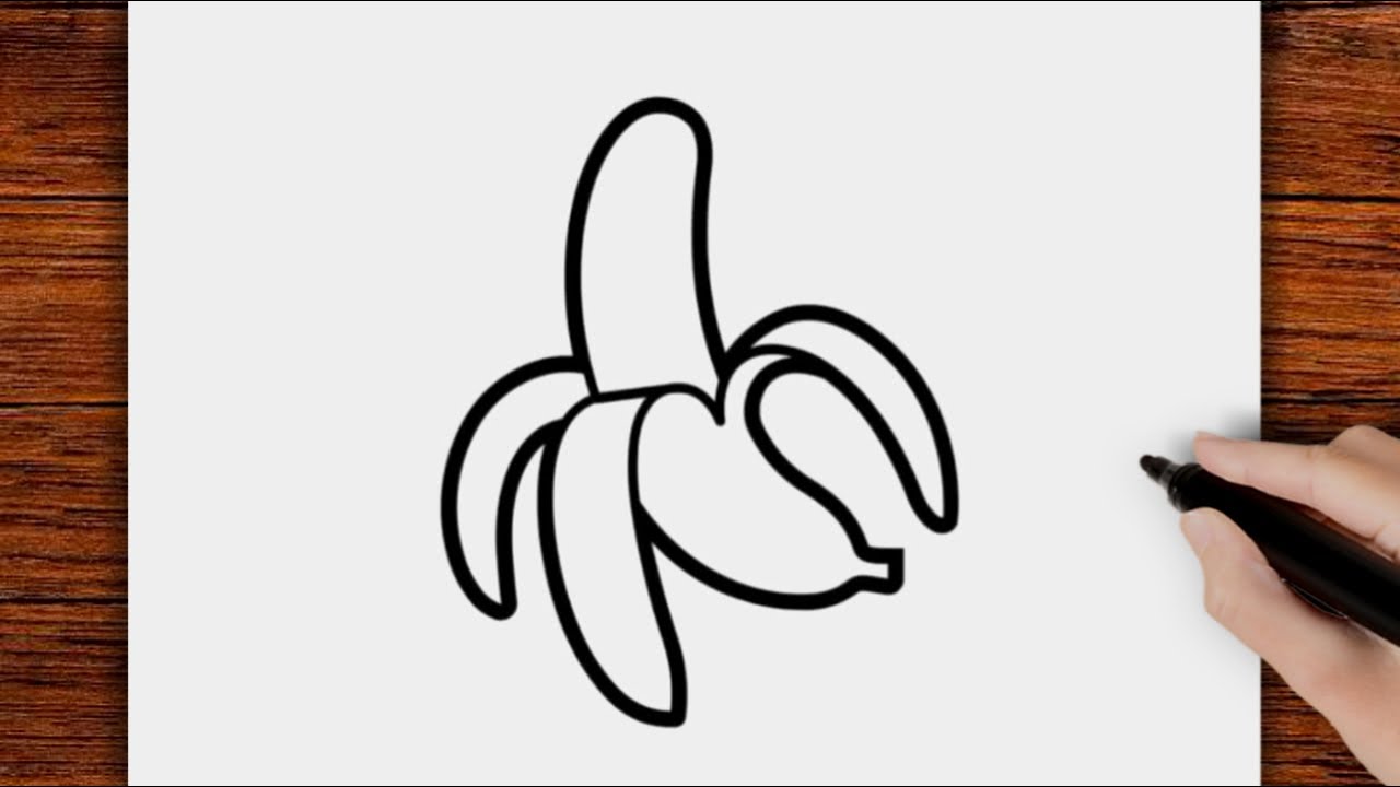 Come disegnare una banana