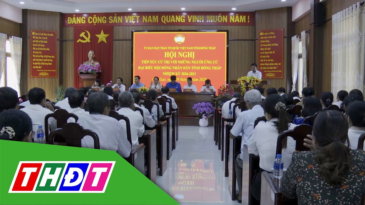 Ứng cử viên Đại biểu HĐND tỉnh Đồng Tháp tiếp xúc cử tri | THDT