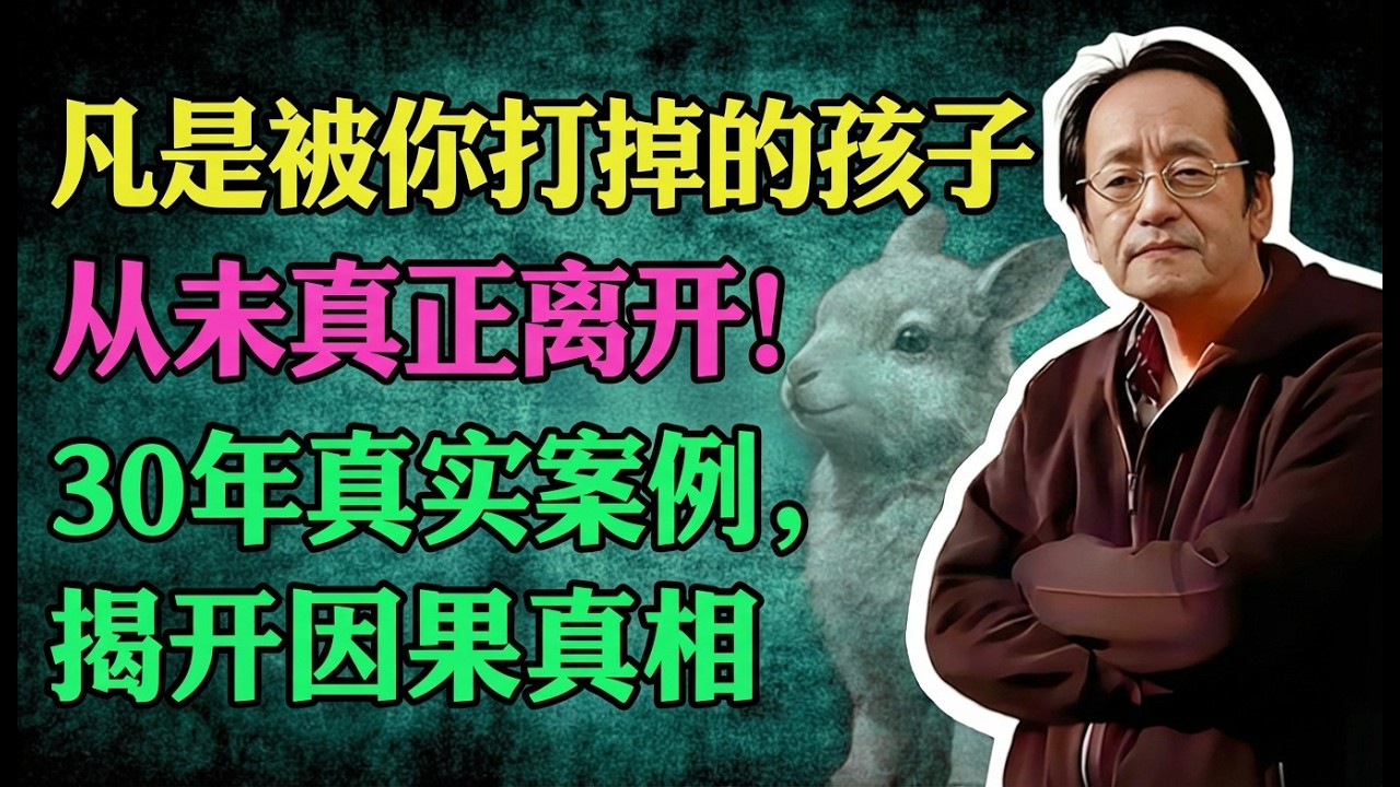 倪海厦：凡是被你打掉的孩子，从未真正离开！30年真实案例，揭开因果真相（听完一身冷汗）