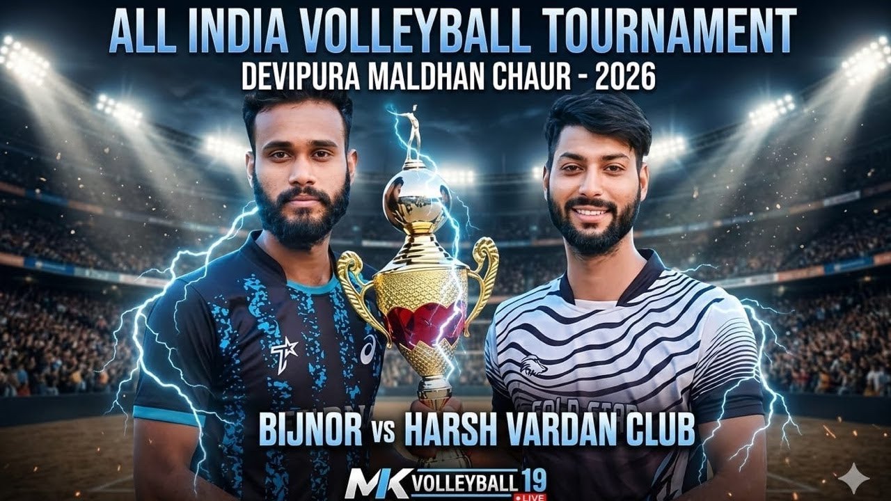 Bijnor Vs Harsh Vardan Club (Devipura Maldhan Chaur) Volleyball Tournament-2026