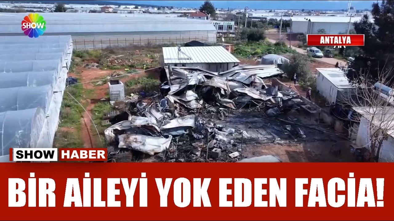 Bayram sabahı yangın faciası!