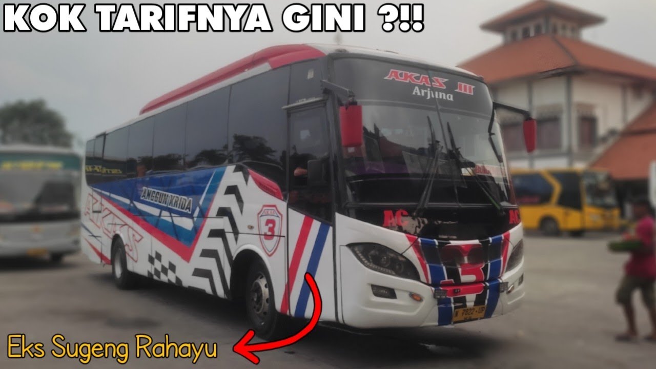 Akas Grup Tapi Tarifnya Kok Gini ?!! Trip bus Anggun Krida