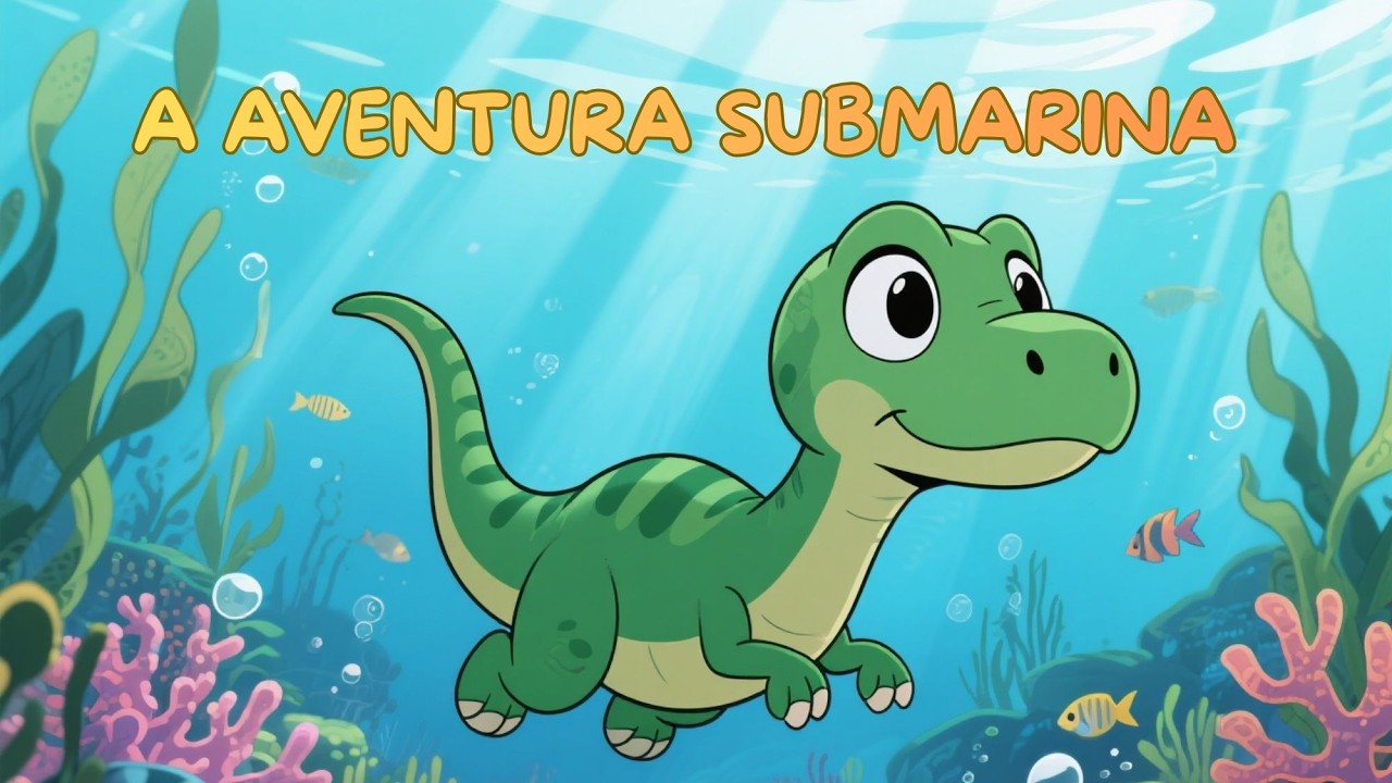 A Aventura Submarina do Dino | Desenho Infantil Educativo 🦕🏊