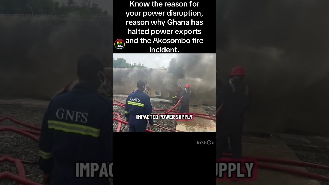 GRIDCO Akosombo SubstationFire incident.. #news