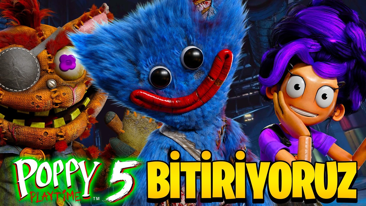 POPPY PLAYTIME CHAPTER 5 BİTİRİYORUZ! TÜM GİZEMLER FULL GAME TEK VİDEO!