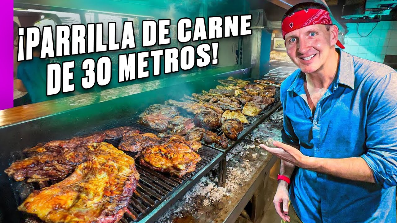 ¡El buffet de carne más grande del mundo! ¡Desafío infarto en Argentina!