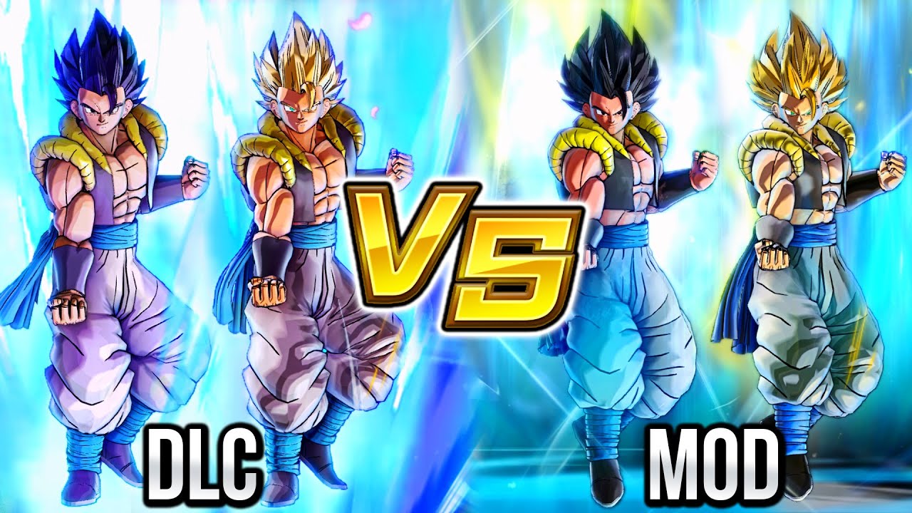 Transforming Gogeta MOD vs DLC Comparison - Which is BETTER? Dragon Ball Xenoverse 2 (DLC Pack 13)