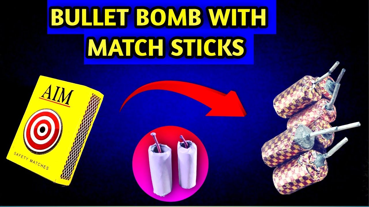 DIY Bullet Crackers - How They Work | Testing DIY Bullet Crackers | I Made DIY Bullet Crackers | 