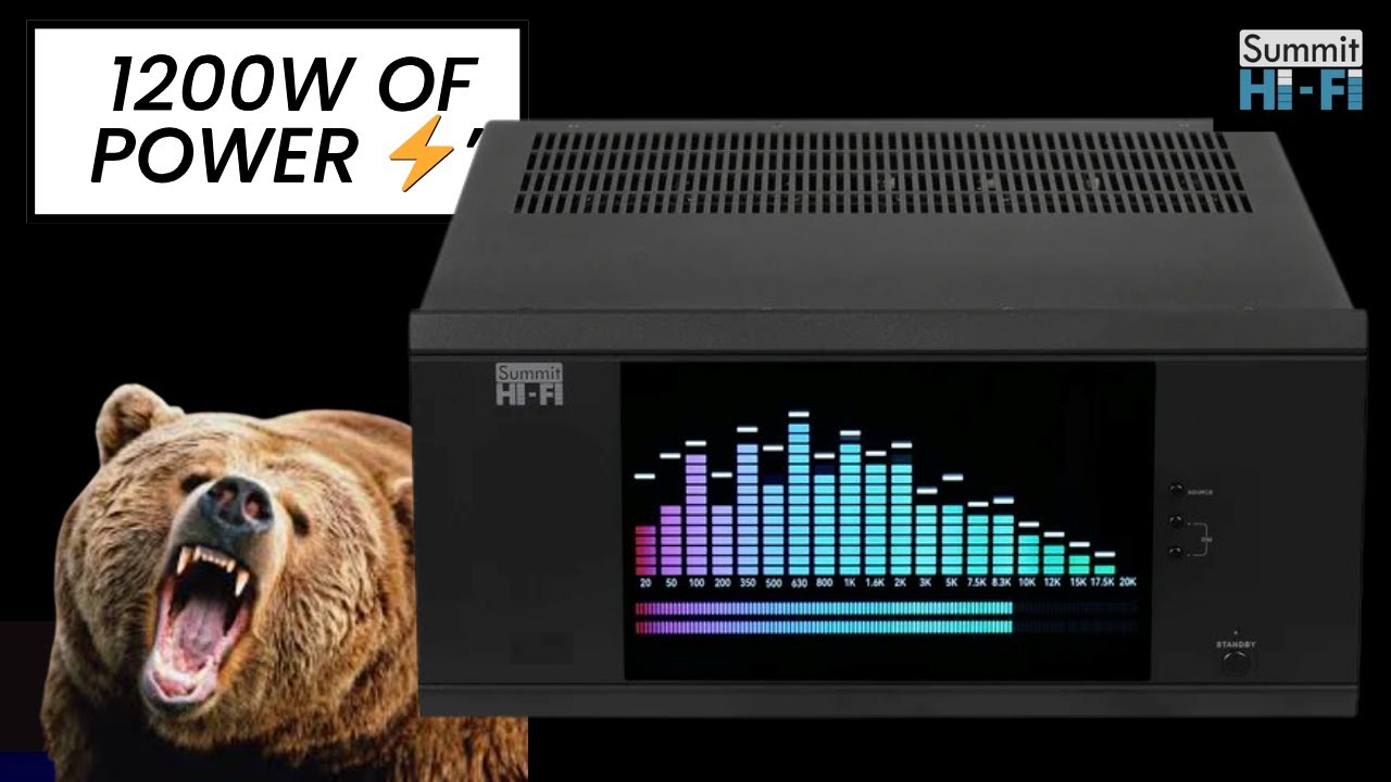 Why Does This AMP Weigh 83 Pounds?! 2 Channel Amp Summit Hi-Fi A2 Review