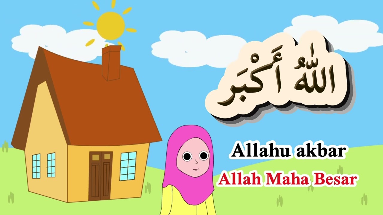 Animasi 2D Zikir Harian kanak kanak dalam bahasa Arab