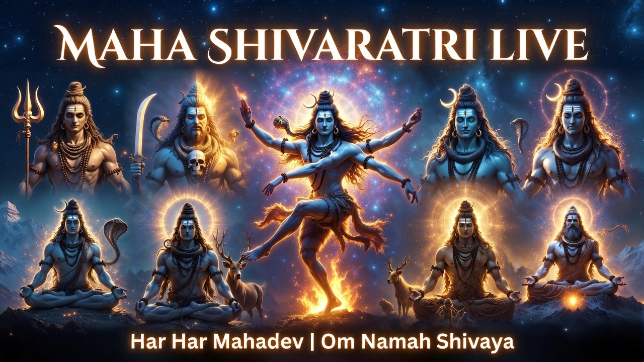 LIVE Maha Shivaratri 2026 | Epic  Journey Through different Forms of Mahadev | Night of Shiva