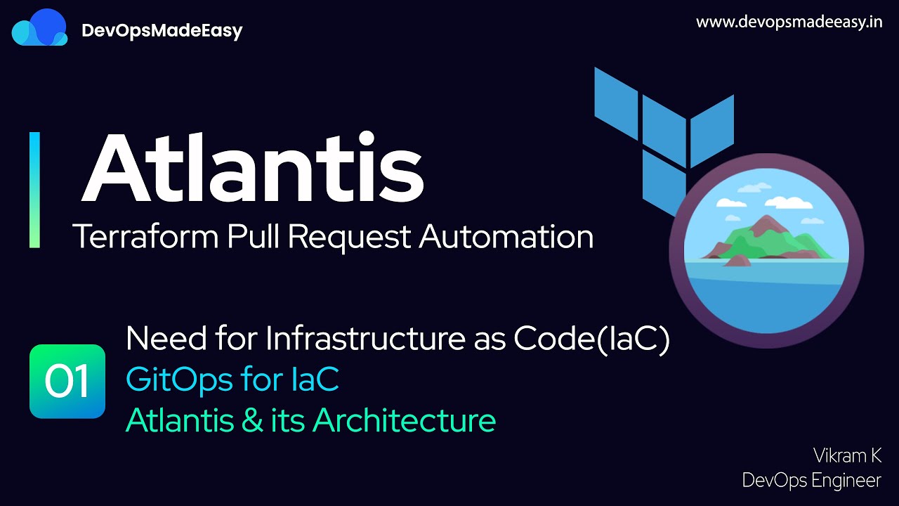 Streamlining GitOps with Atlantis and Terraform |  Terraform Pull Request Automation with Atlantis