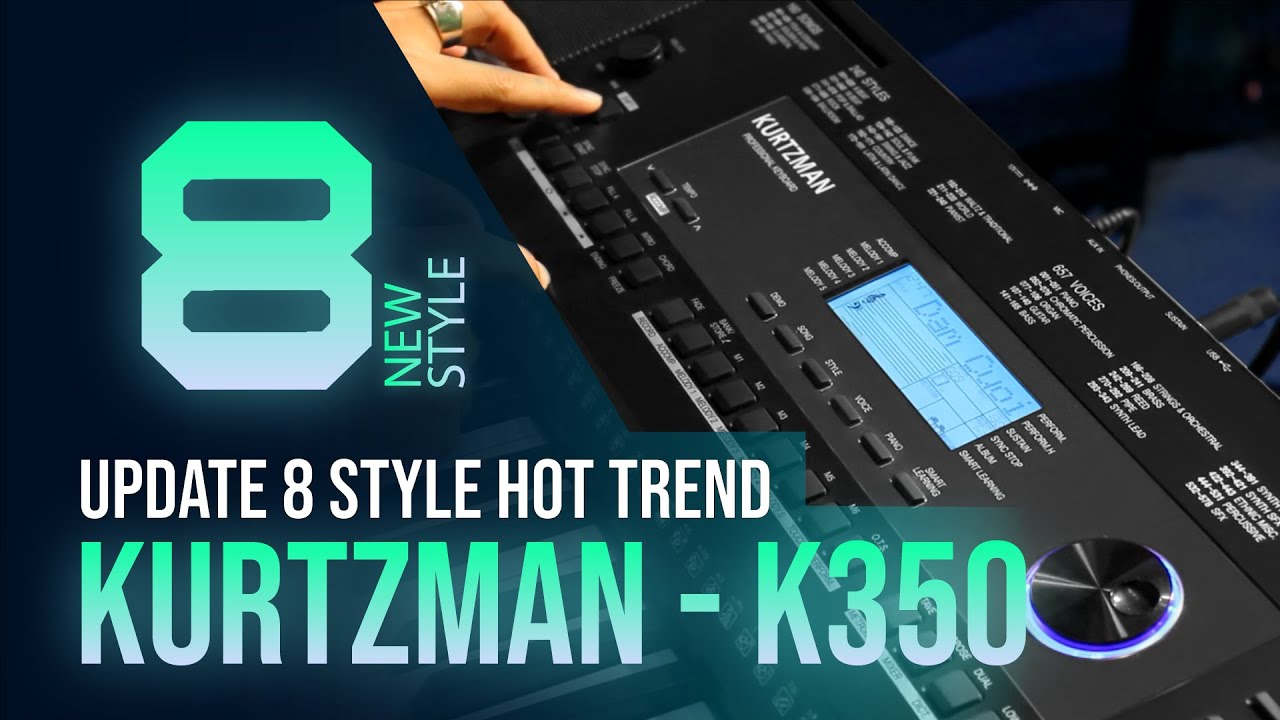 Update điệu Hot trend trên Organ Kurtzman K350 - Style intro Đế Vương, Đám cưới nha, Yêu là cưới ...