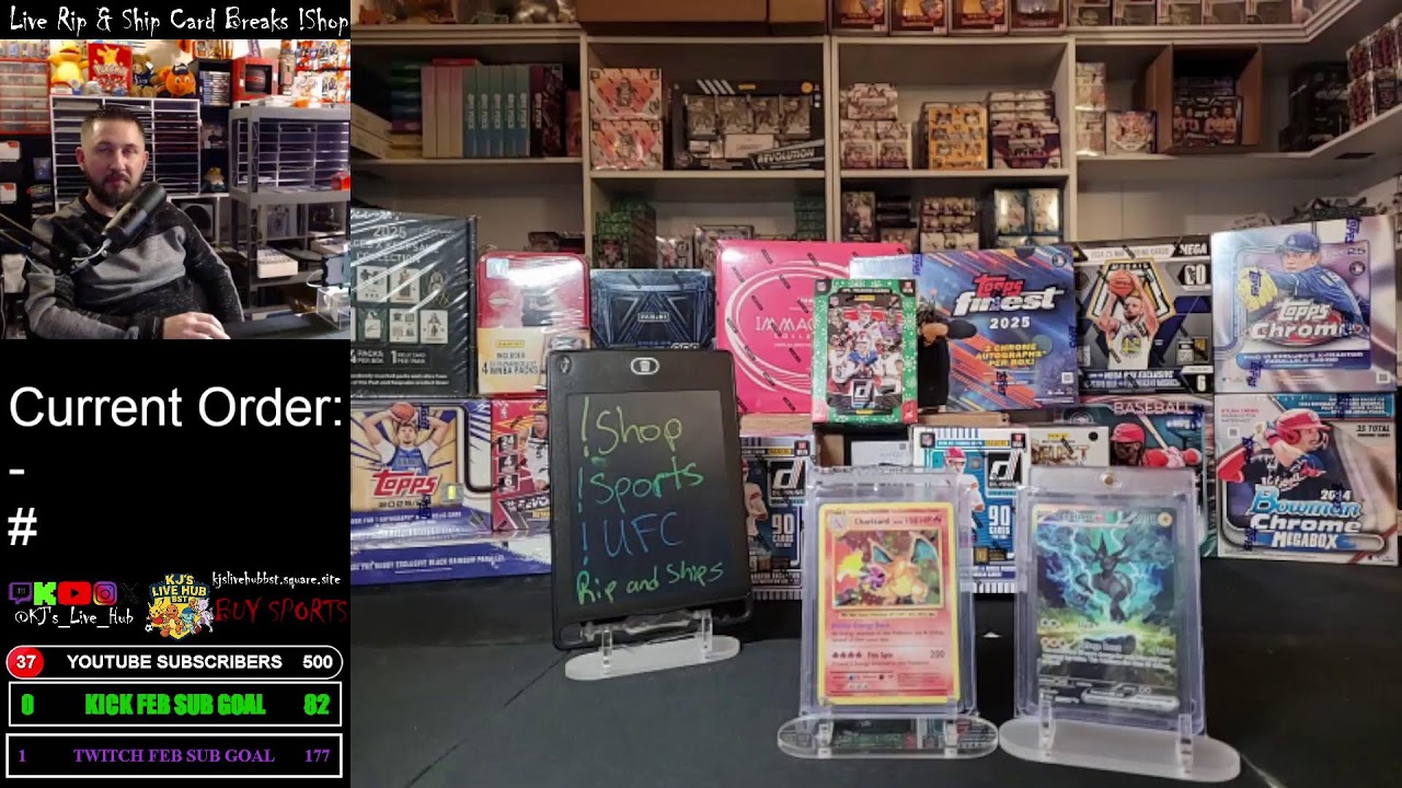 🔥LIVE CARD BREAKS !Shop !Sports !UFC !StarWars !Pokemon !OnePiece🔥Plus Sorting Cards & Things🔥