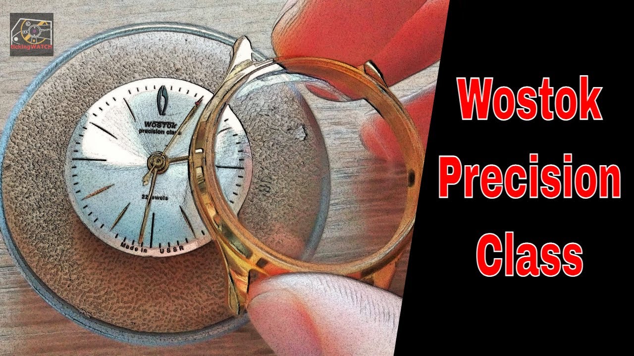 Реставрация советского хронометра Wostok Precision Class 2809 в золоте