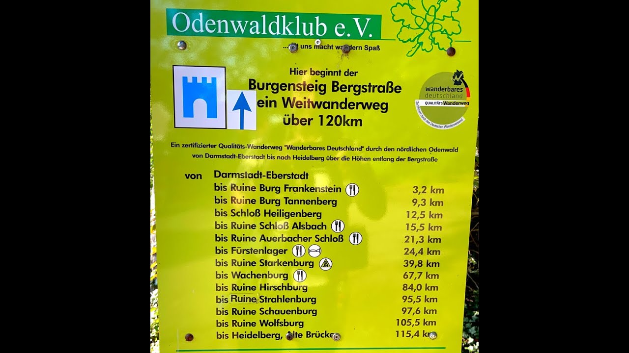 Burgensteig 1  Etappe