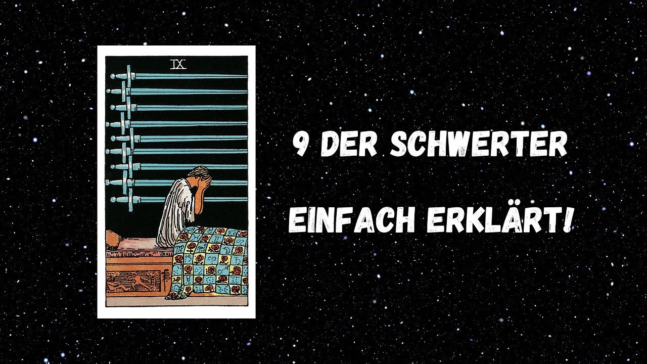 9 der Schwerter - Einfach erklärt | Symbolik und Bedeutung | #tarotberlin #tarot #tarotkarten