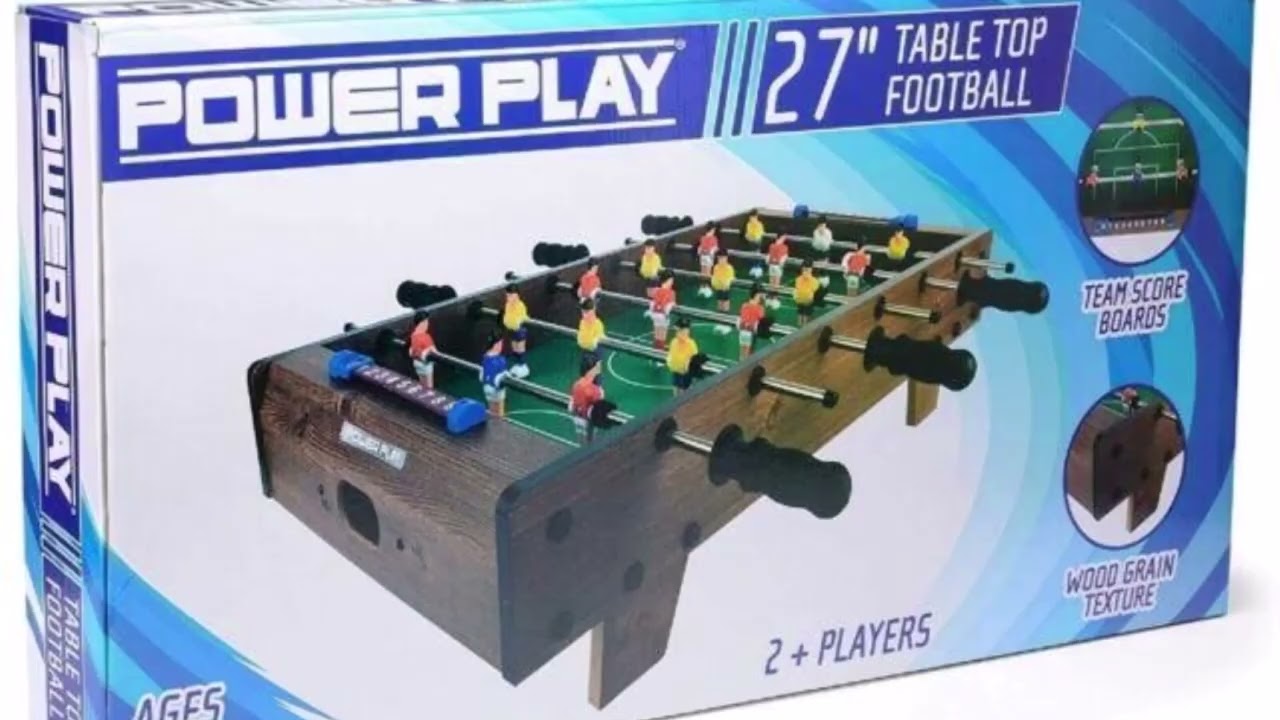 Power play Table top football game wooden
