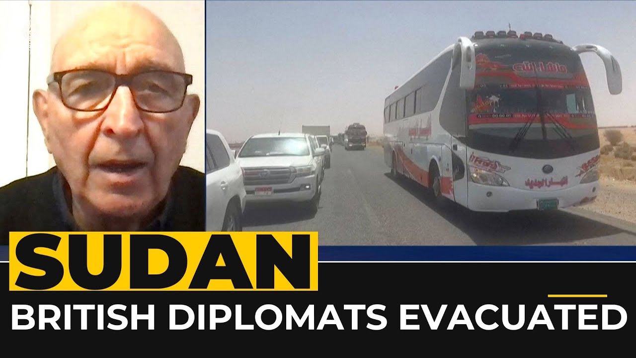 Sudan: British embassy staff & families evacuated from Khartoum