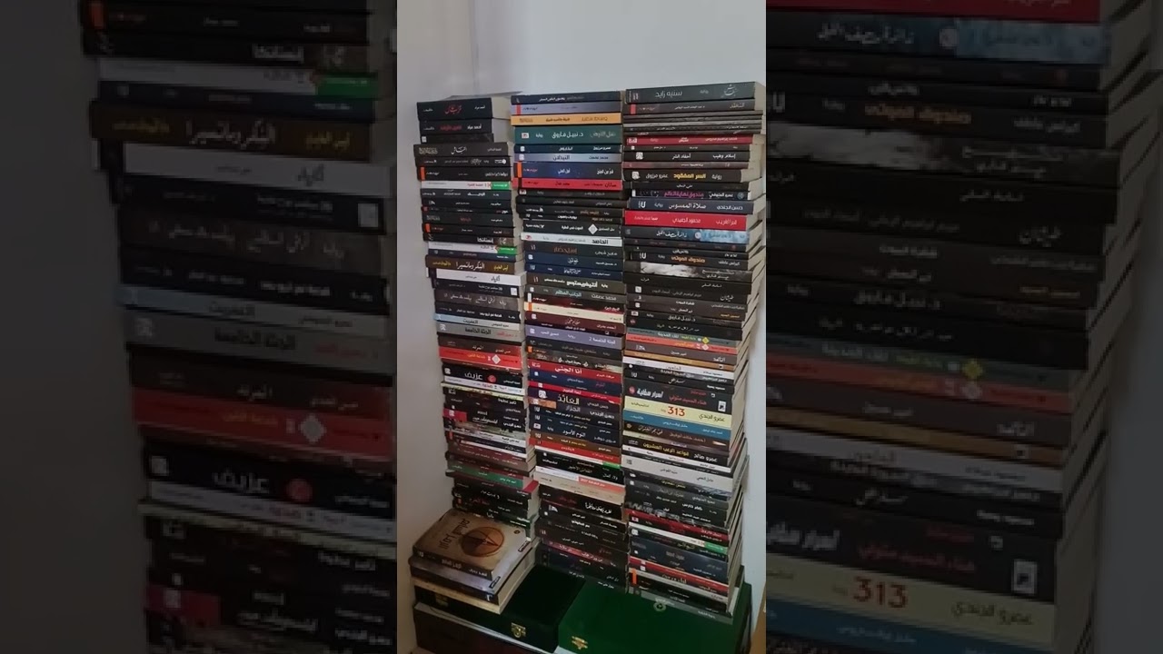نظرة سريعة على مكتبتي المنزلية المتواضعة كما طلبتم مني 📚🙂👋