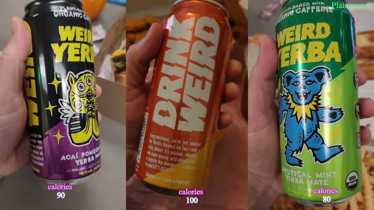 Drink Weird Variety Pack from Costco Business Center - Weird Tea & Weird Yerba's - 3 flavors