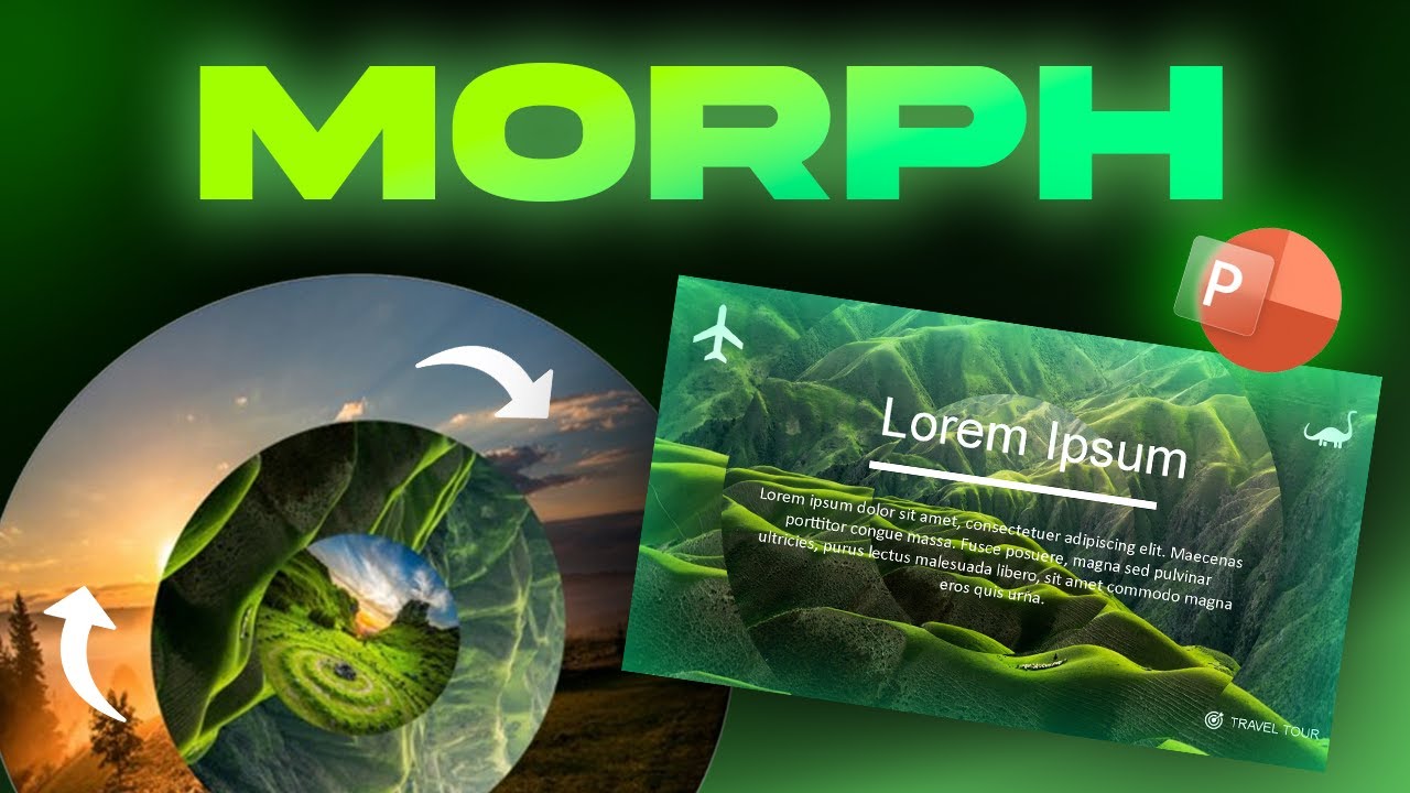 💞 PowerPoint MORPH TRANSITION Tutorial 💞 + Free Slides 🔥