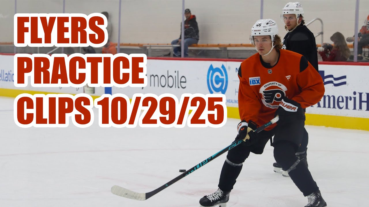 Philadelphia Flyers Practice Clips - 10/29/25