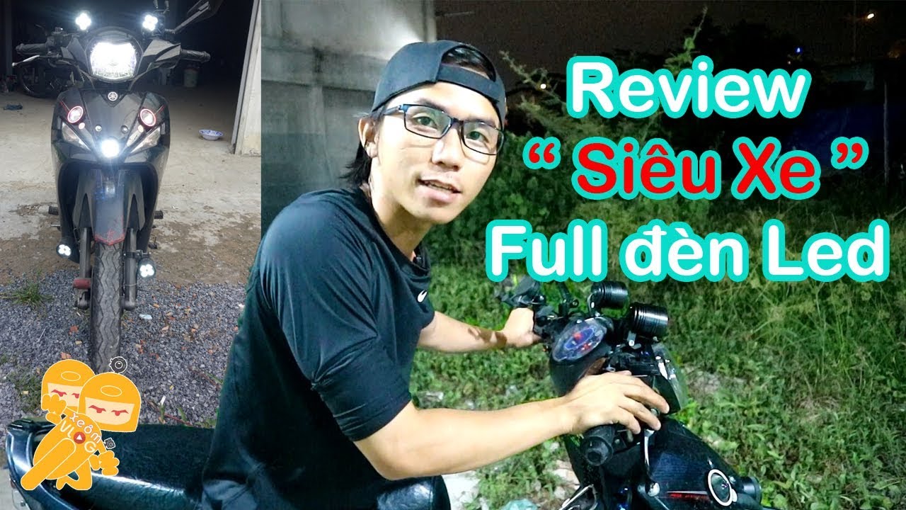 Review Xe Sirius Fi - Full Led - Xe Ôm Vlog