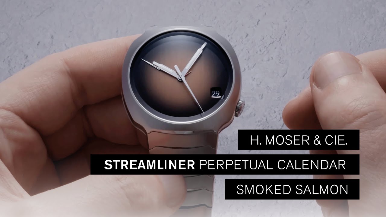 Review by Andrew Morgan // Streamliner Perpetual Calendar Concept Smoked Salmon - H. Moser & Cie.