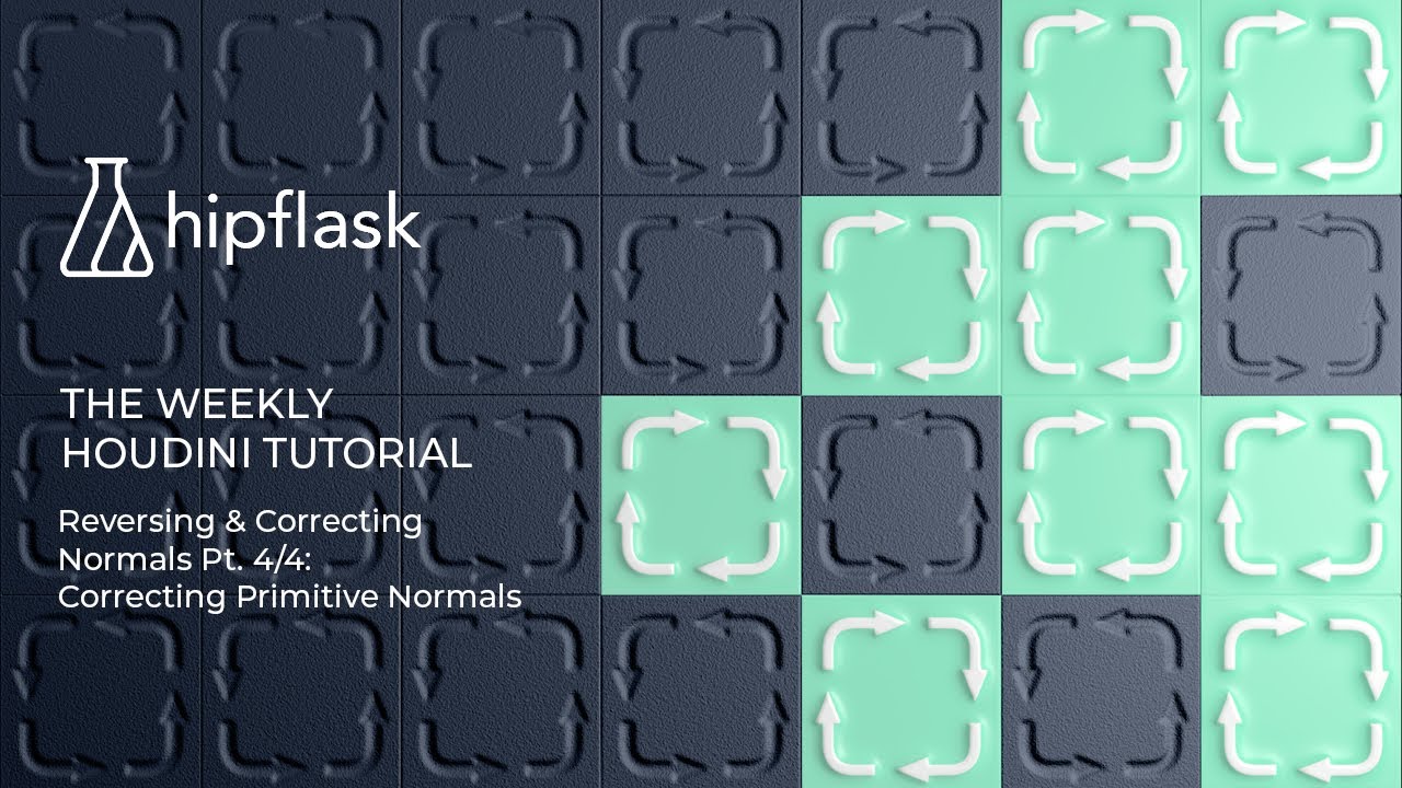 Reversing & Correcting Normals in Houdini Pt. 4/4 – Correcting Primitive Normals