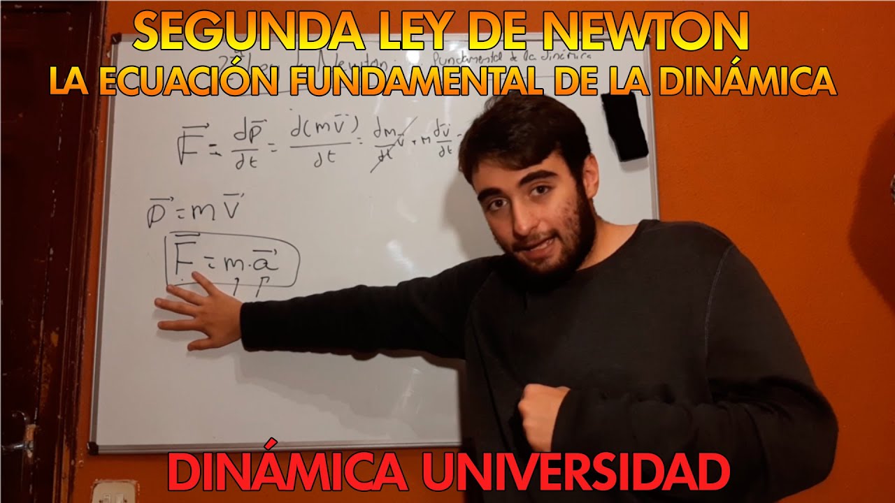 SEGUNDA LEY DE NEWTON: LA ECUACIÓN FUNDAMENTAL DE LA DINÁMICA | FÍSICA UNIVERSITARIA | MR PLANCK