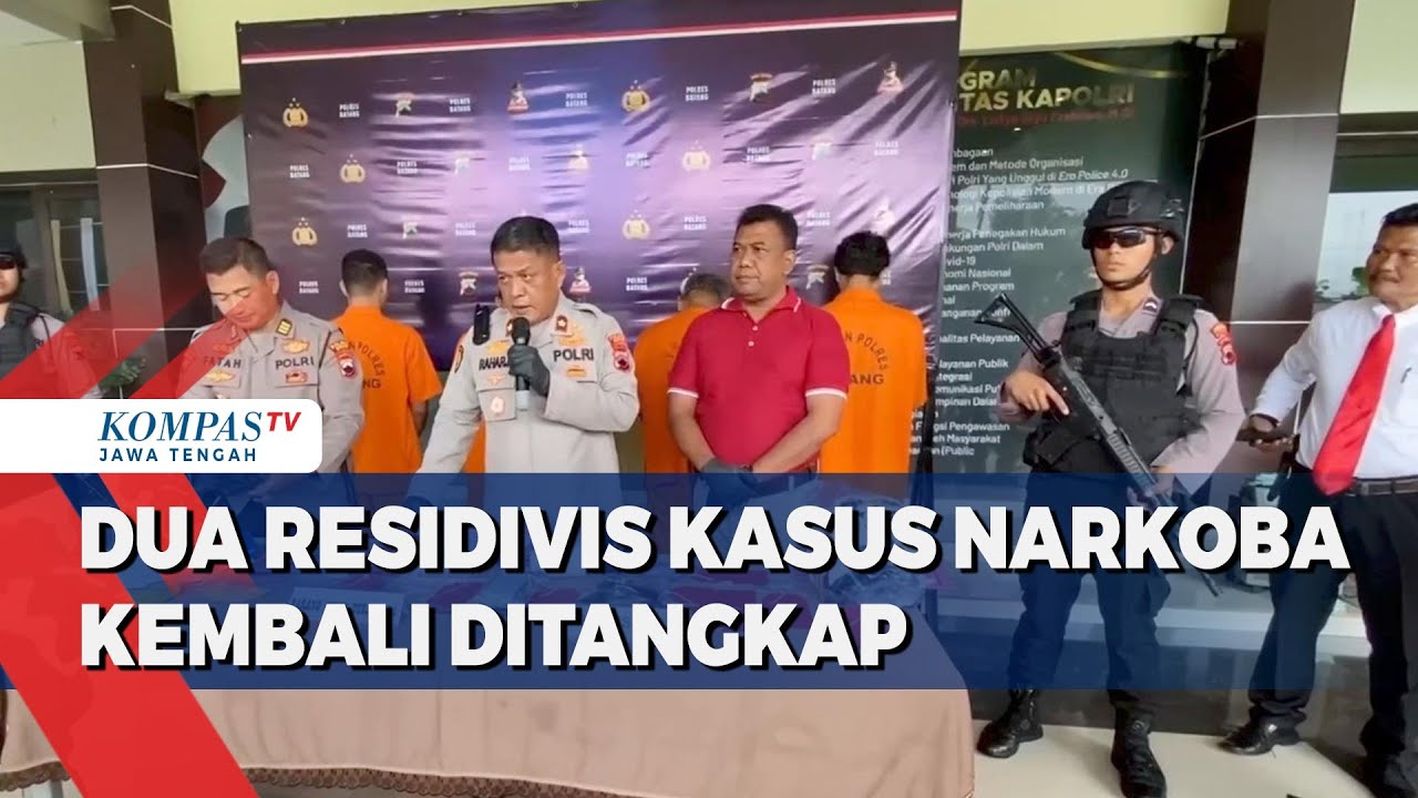 Dua Residivis Kasus Narkoba Kembali Ditangkap