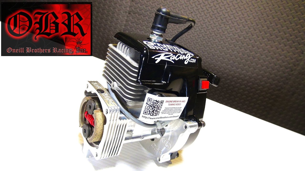 RC ADVENTURES - OBR 9.7hp Full Mod 38cc WiDOWMAKER Gas Engine - Mesh Mod & Kill Switch Install