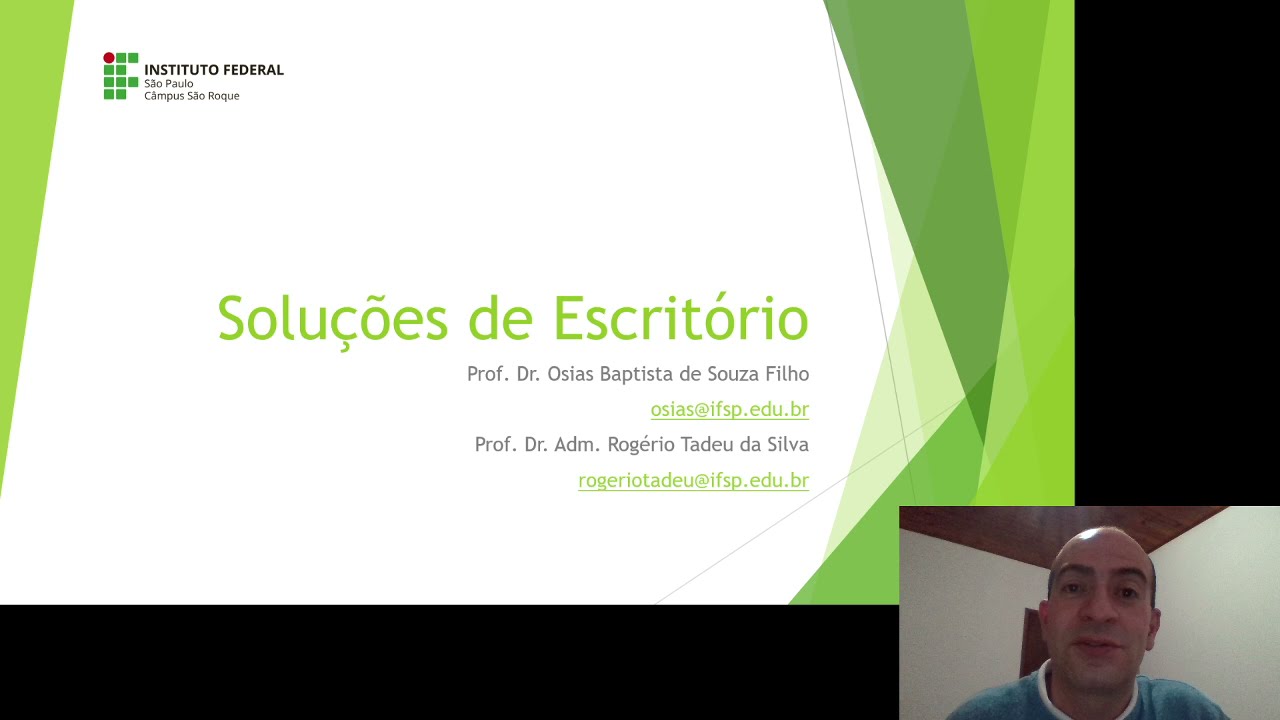 ASIA3: Aula de 14/05/2021 - Solução de Escritório