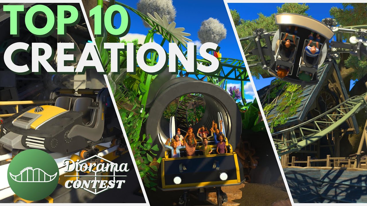 TOP 10 BEST Creations | Diorama Contest | Planet Coaster 2