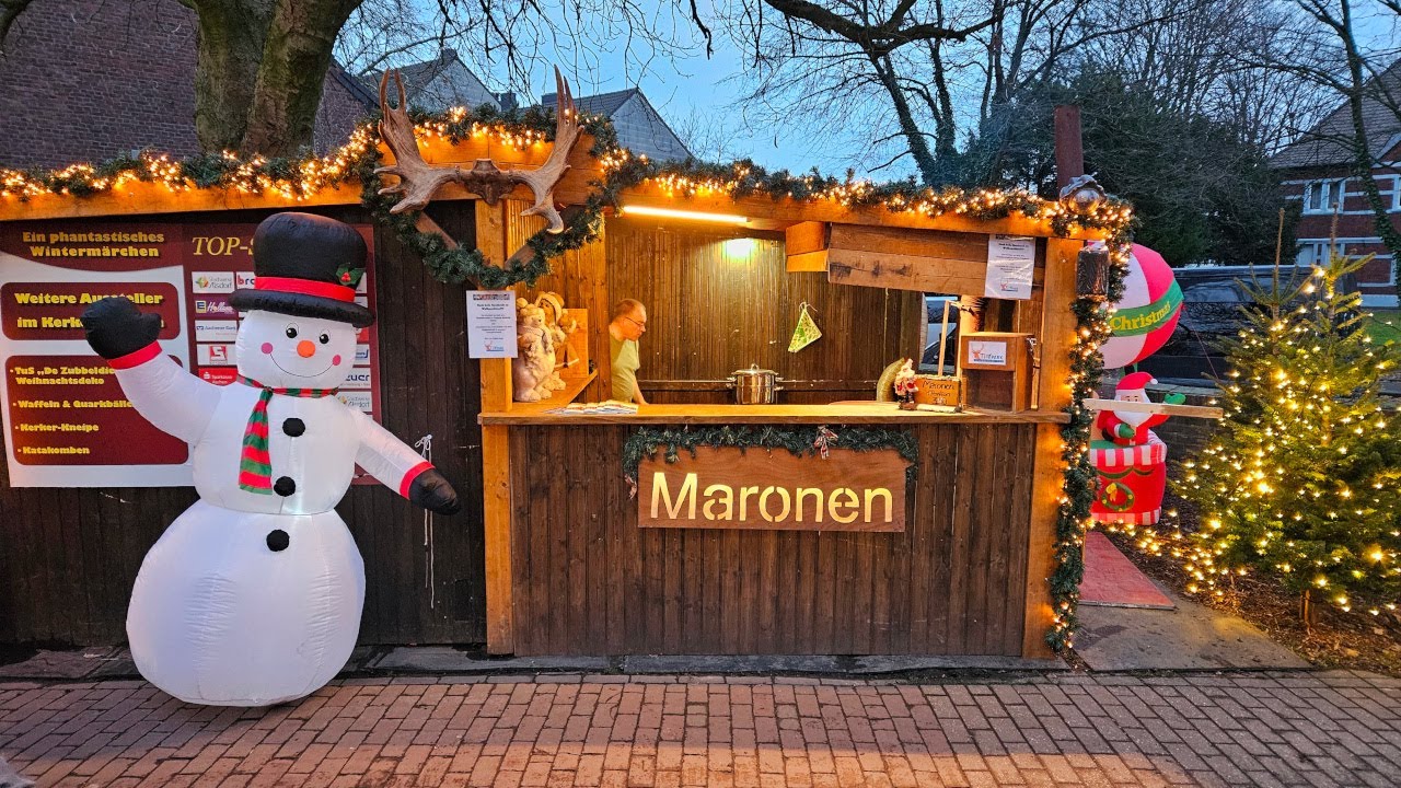 Weihnachtsmarkt in Alsdorf bei Aachen [UHD] (04.12.2024) - Fotos